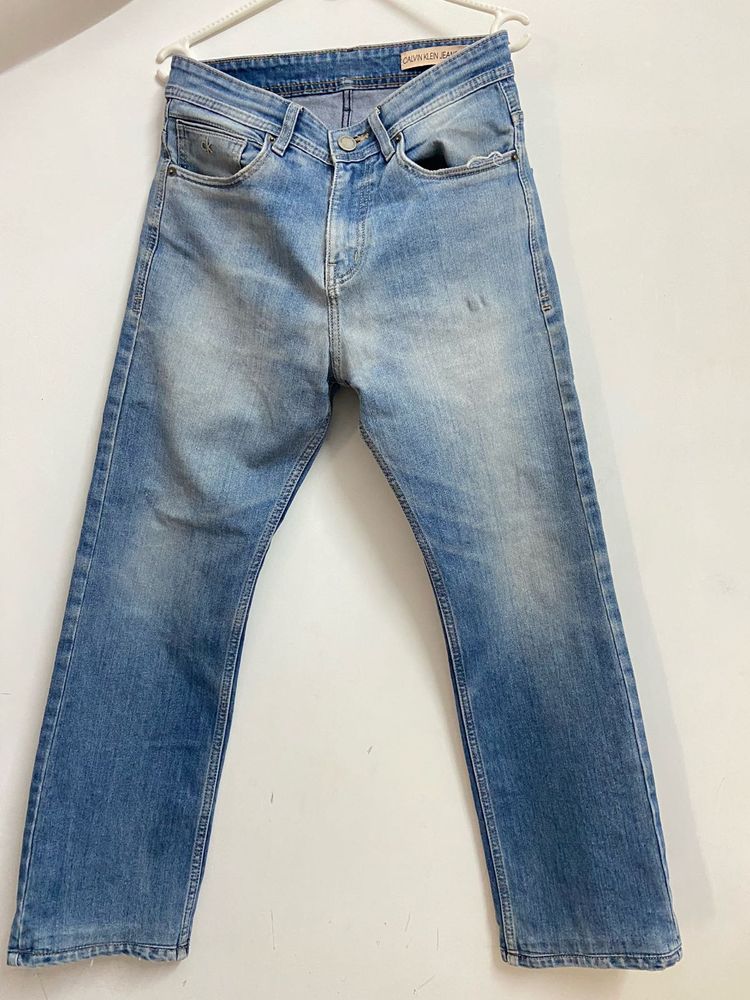 CALVIN KLEIN WIDE LEG JEANS FOR MEN