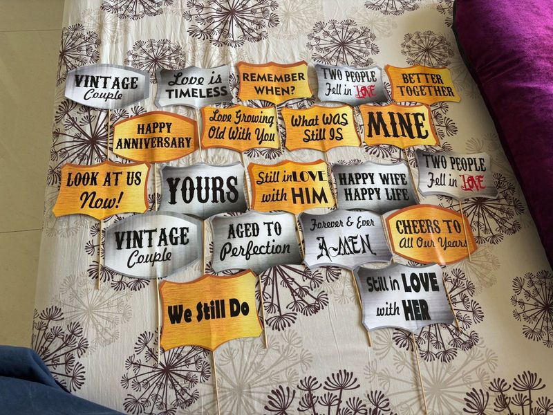 Anniversary Props
