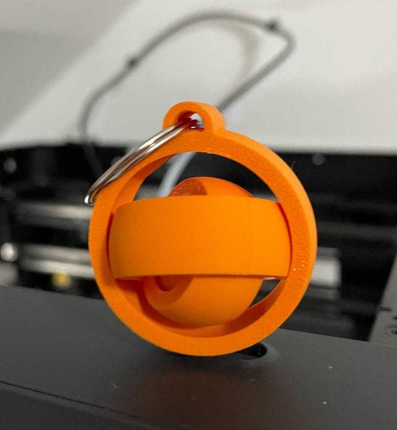 Fidget keychain