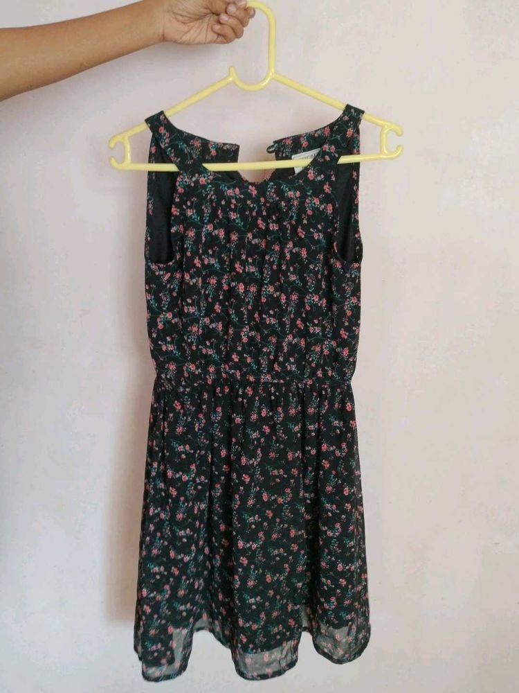 Floral Print Mini Dress