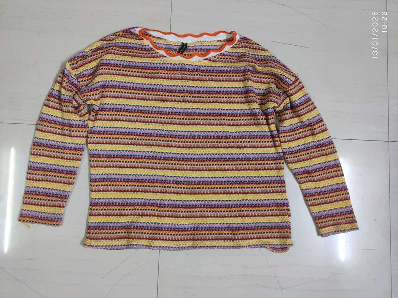 Striped Long Sleeve Top