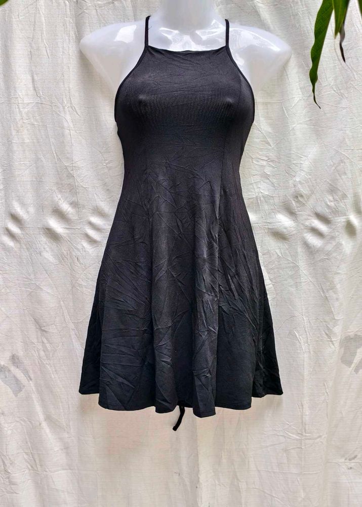 5196 MINI BLACK CUTE DRESS