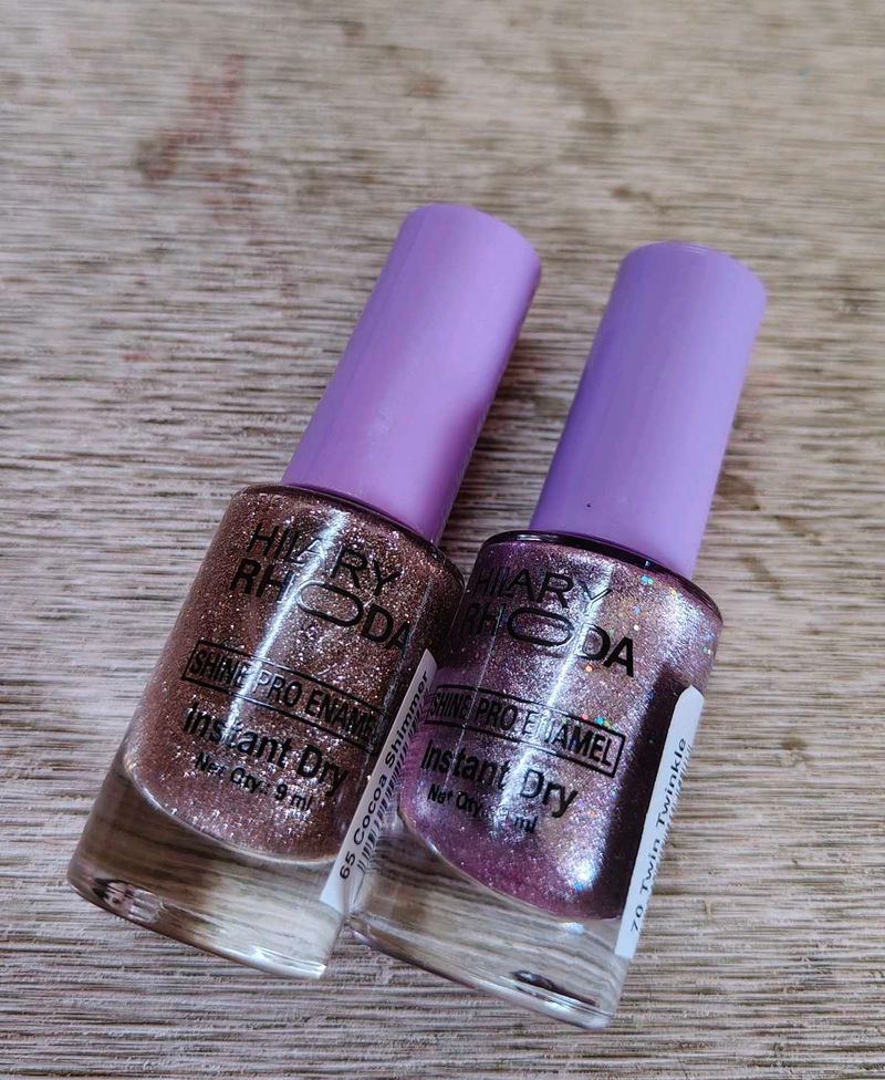 Combo Of Hilary Rhoda Nail Polishes