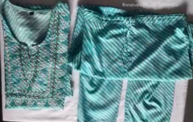 Never used Striped Kurta Set Size L