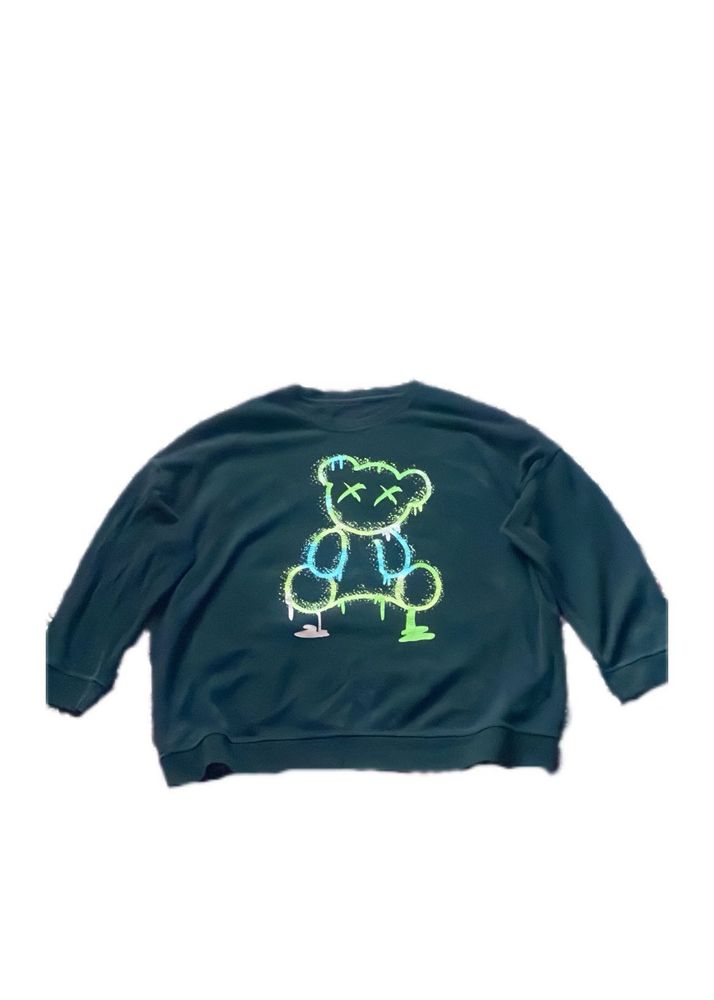 Graphic Print oversized sweatshirt