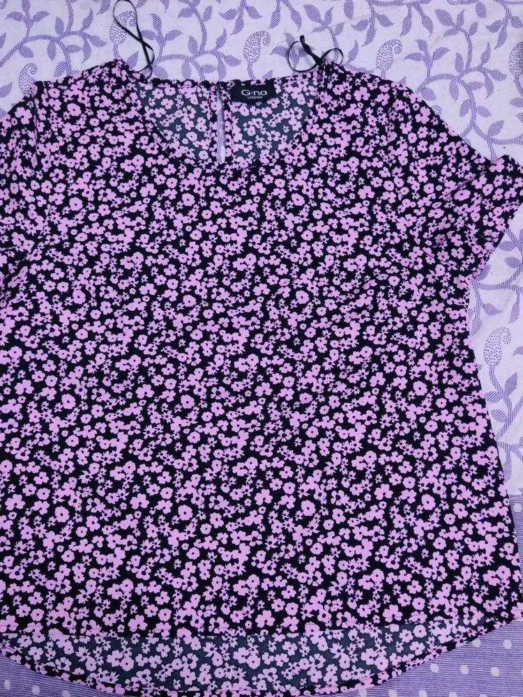 GINA Cotton Floral Top