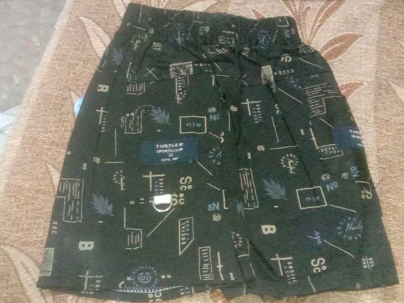 Boy&#39;s Printed Elastic Waist Shorts