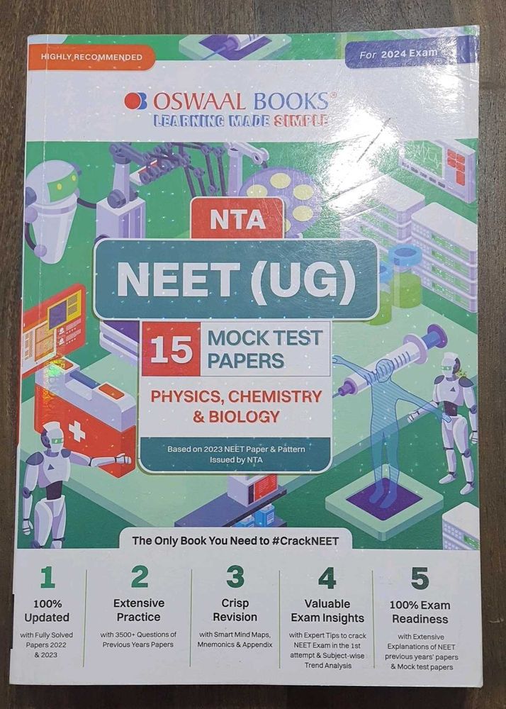 Oswaal-Neet Ug Mock Test Papers Book