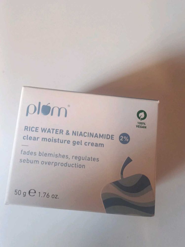 Plum Rice Water Gel Cream