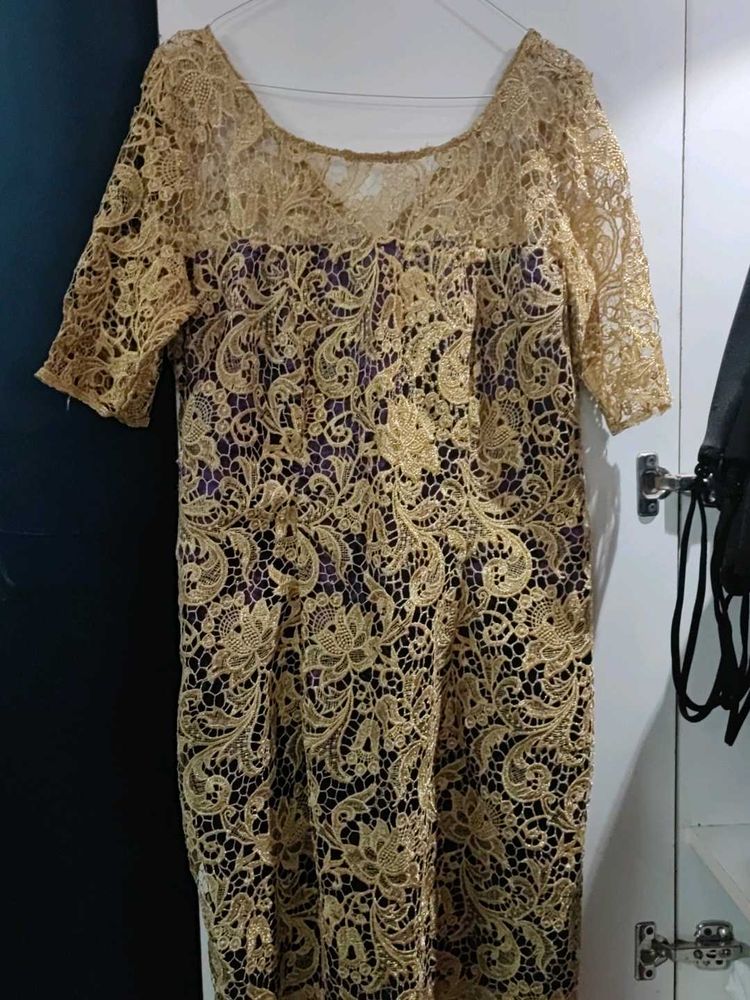 Cut Work Lace Dress