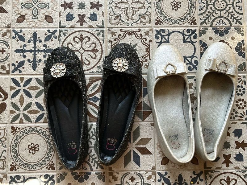 Combo Of 2 Pairs O Ballerinas.