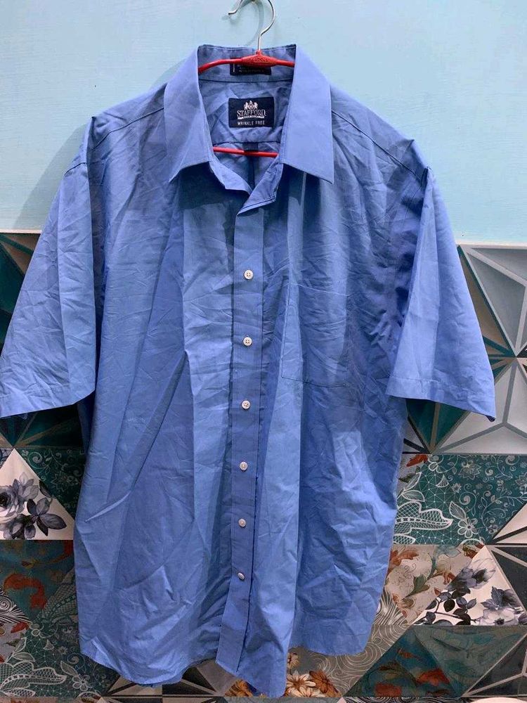 Blue Short Sleeve Staford Shirt