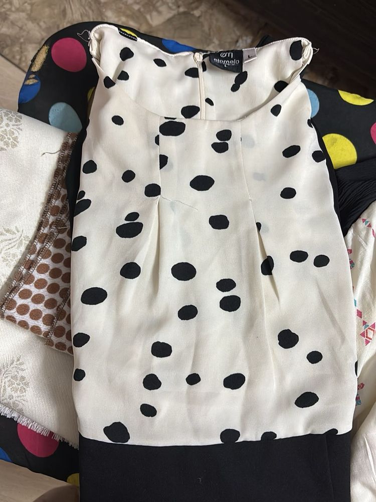 Chic Polka Dot Top