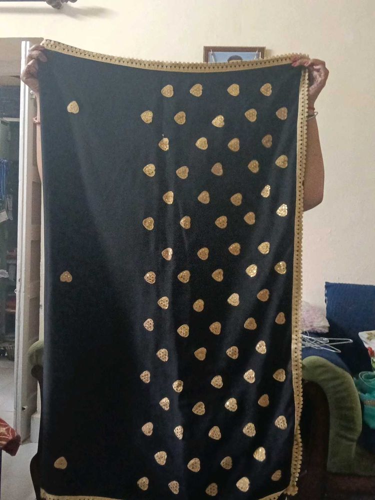 Elegant Black Dupatta