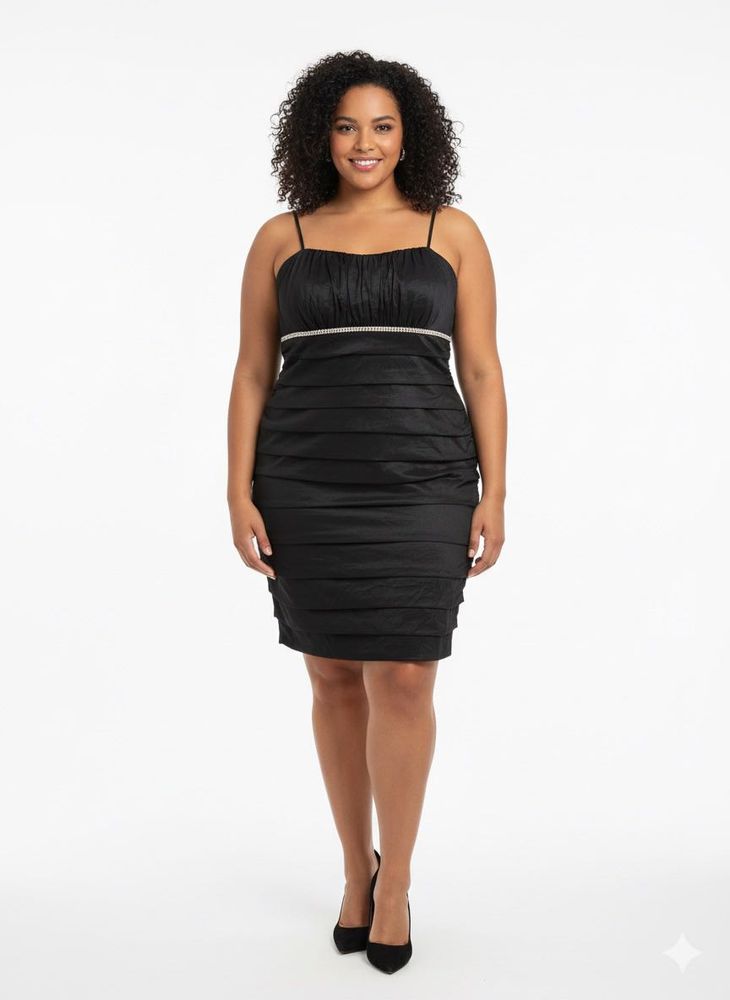 Elegant Black Bodycon Dress