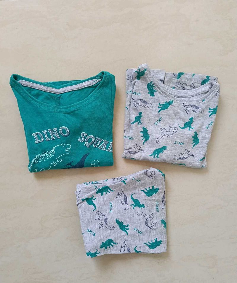 Dino Nightsuit Set