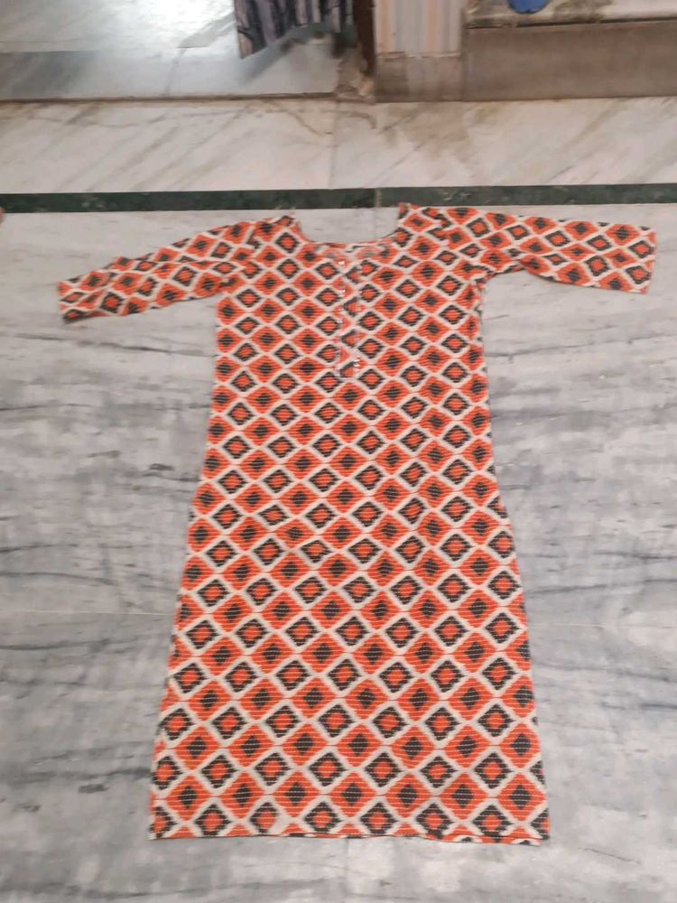Patterned Kurta