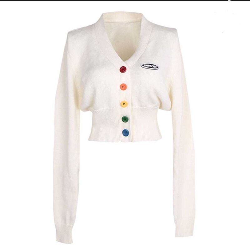 Cute White Cardigan