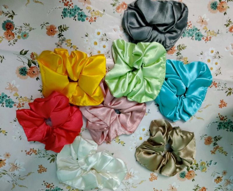 Colorful Scrunchie Set pack of 12