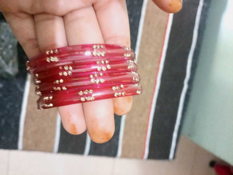 Rani Colour. Glass Bangles Set 1
