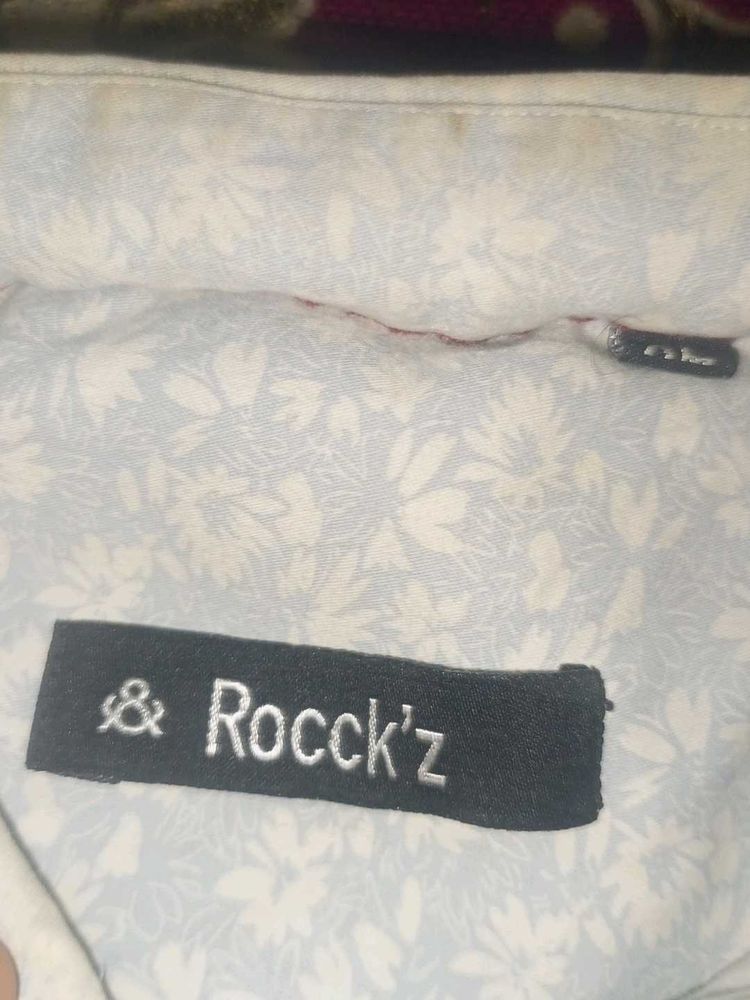 &amp; Rocck&#39;z Floral Button Down