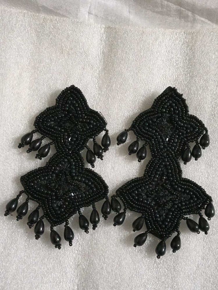 Long Black Earings