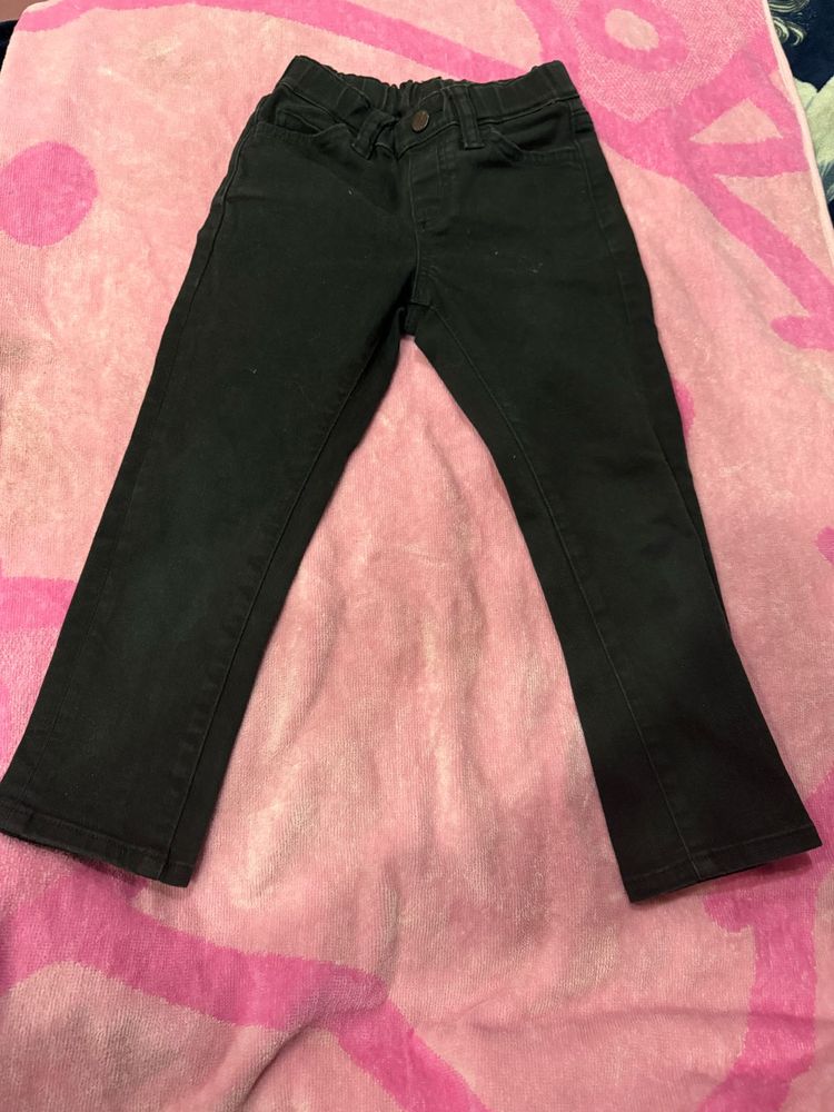 Uniqlo Kids Black Jeans