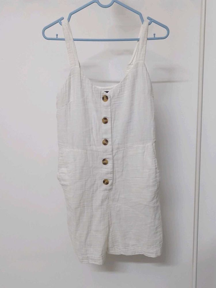 Primark (Europe) White Playsuit/Romper