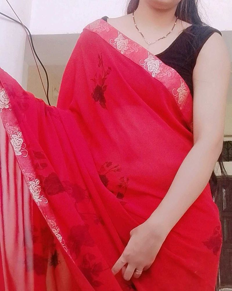 Beutiful Red Saree