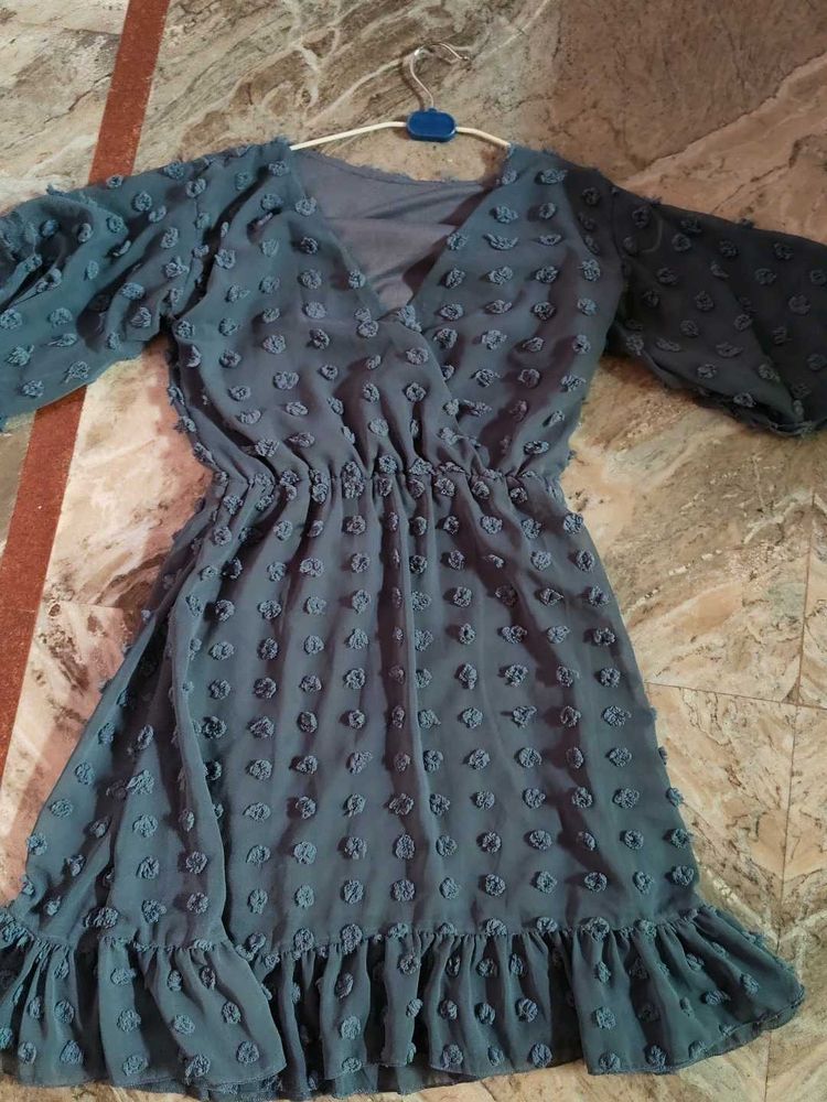 Cute Blue Mini Dress