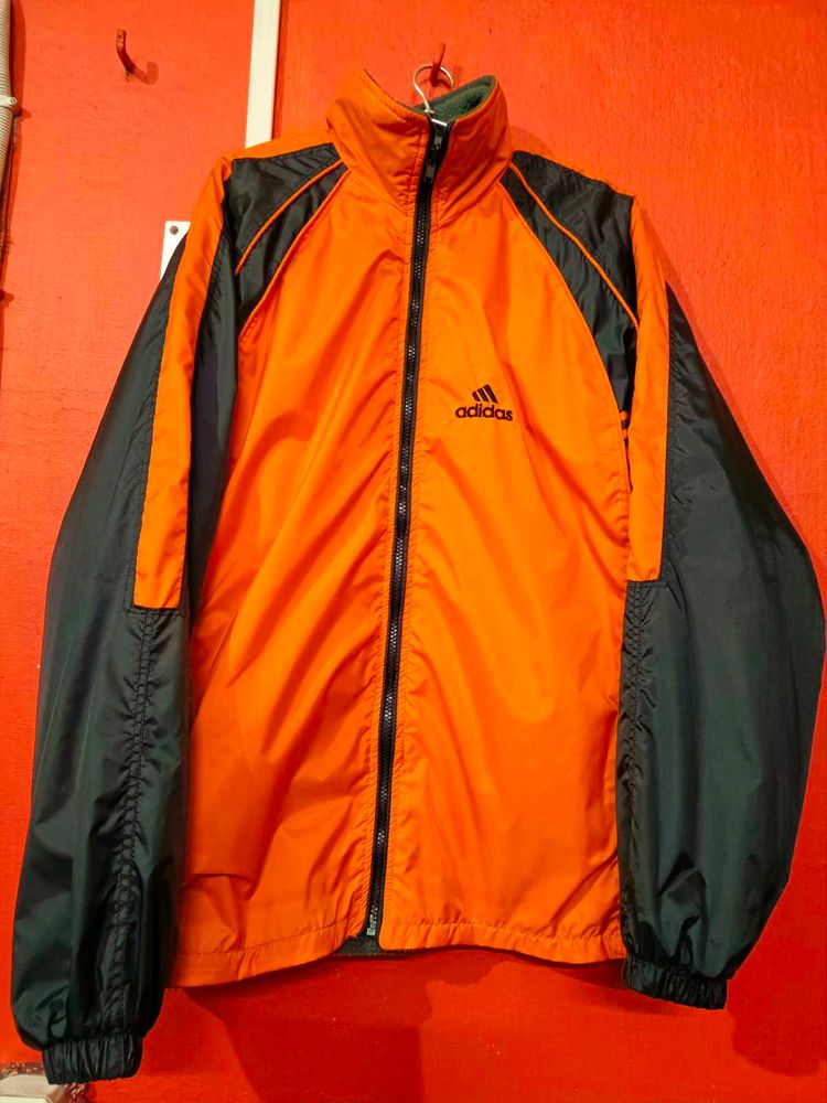 Men Wind Cheater (Orange,Free Size)