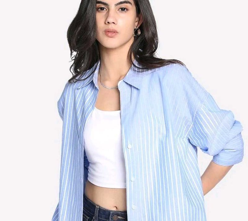 Blue Lace Shirt