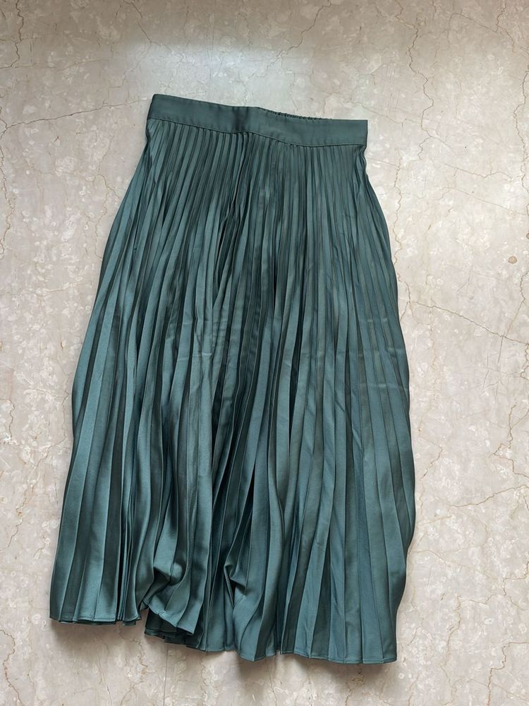Forever New Green Maxi Skirt