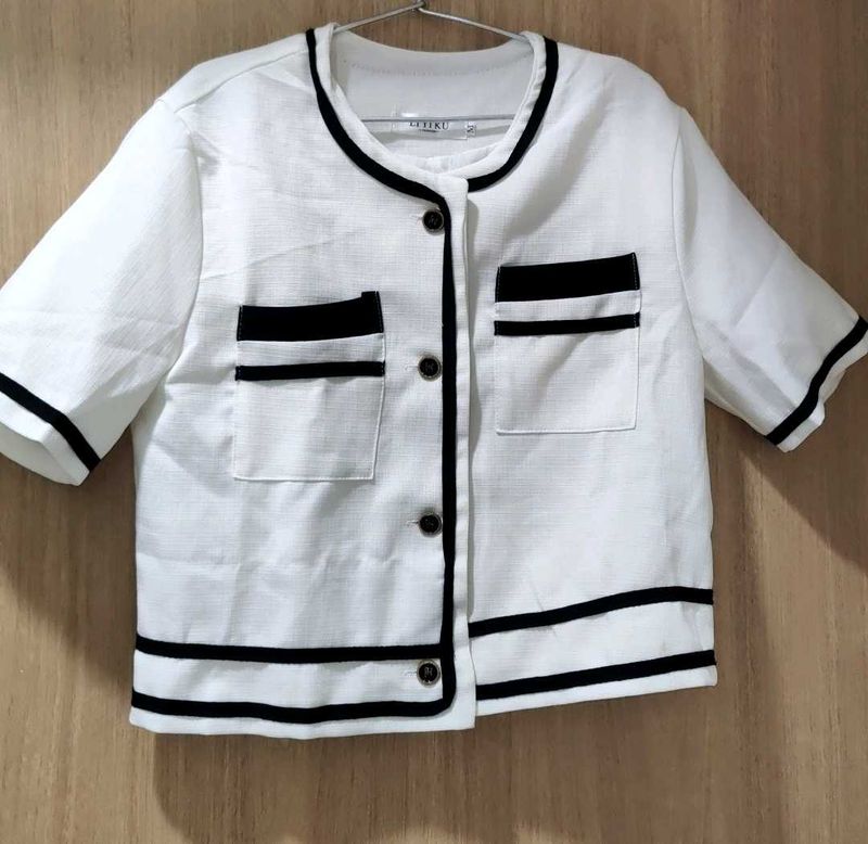 Jacket + Shirt =Party Wear