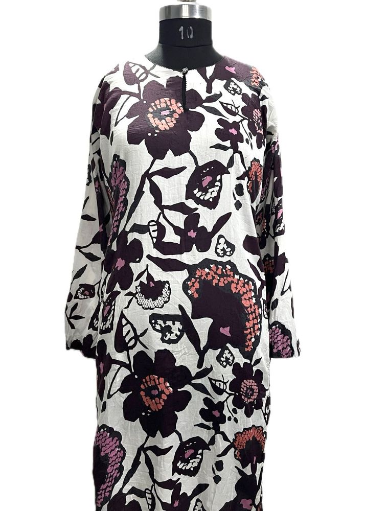 Floral Print Kurta