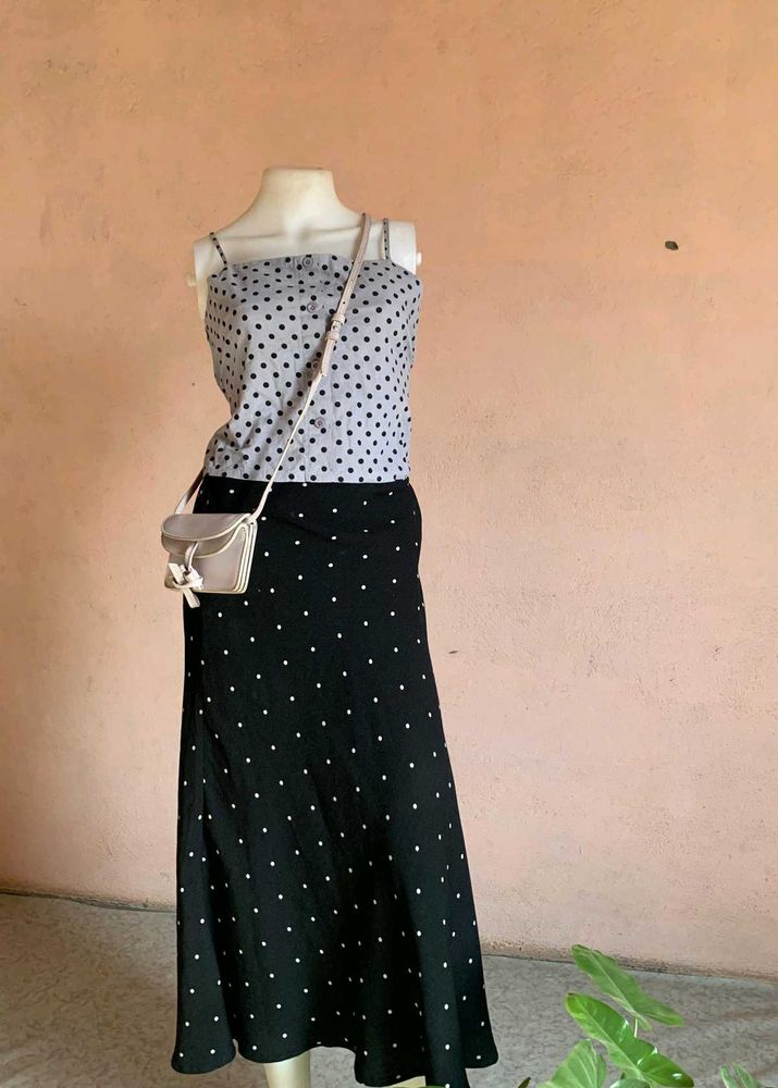 Polka Dot Skirt &amp; Top Set