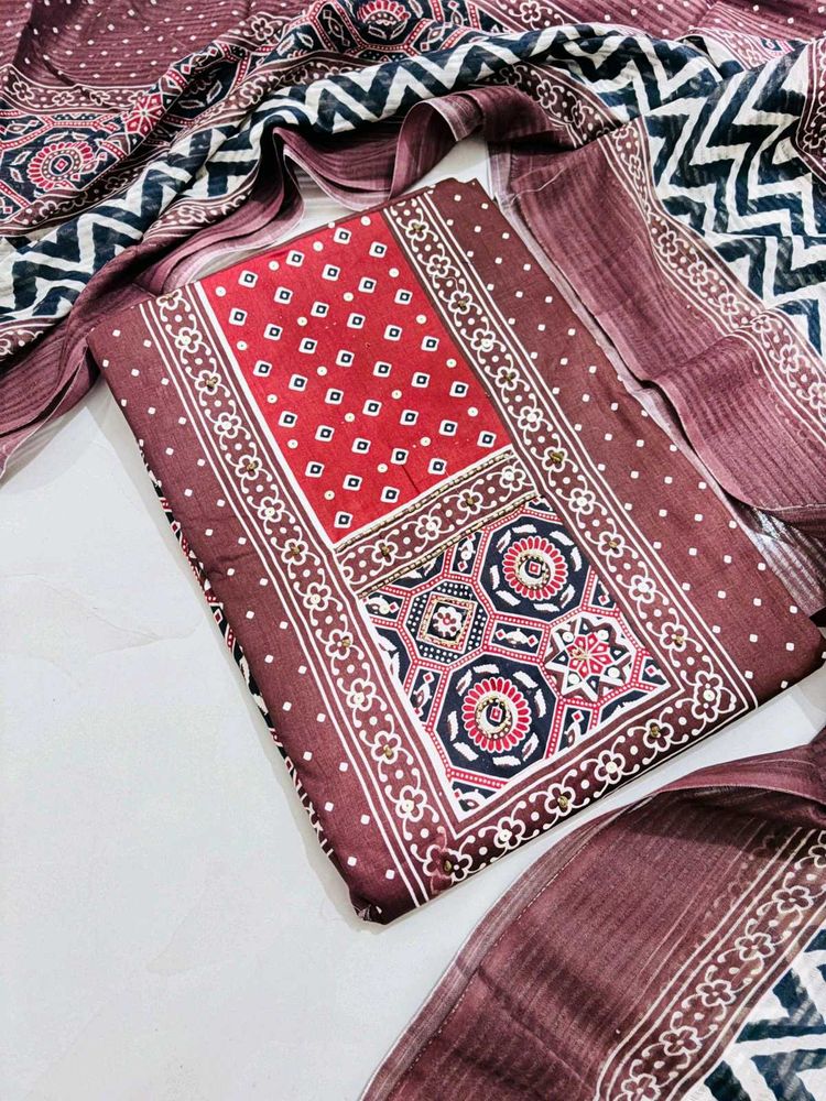 Printed Cotton Salwar Suit