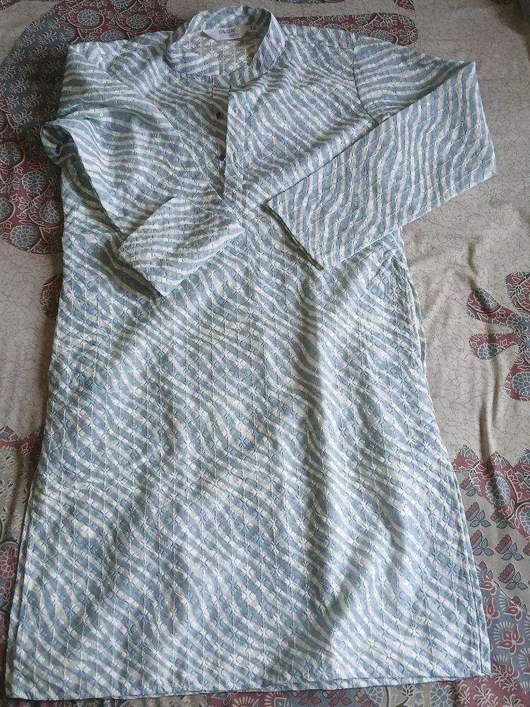 Striped Long Sleeve Kurta