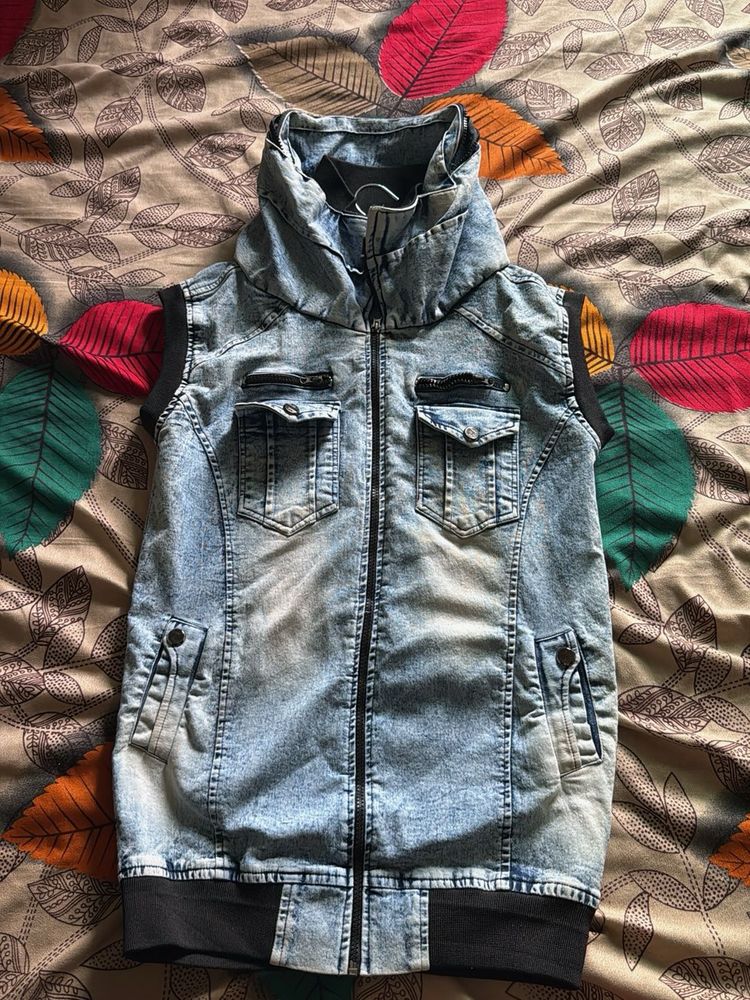 Denim Vest Jacket