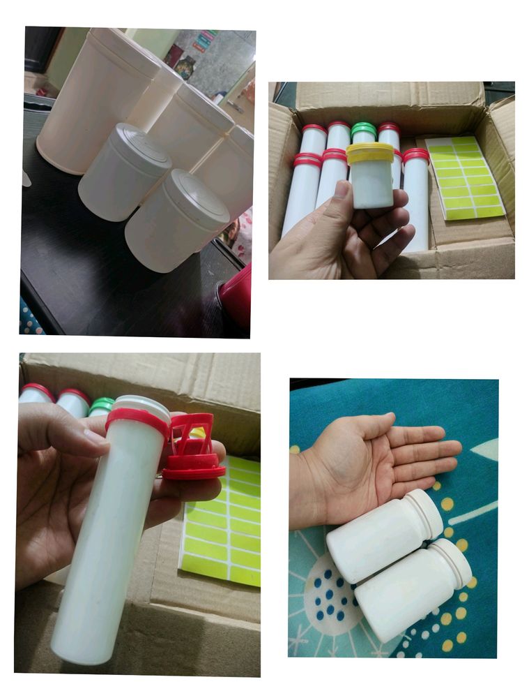 Boxes For Organising With Stickers To Label