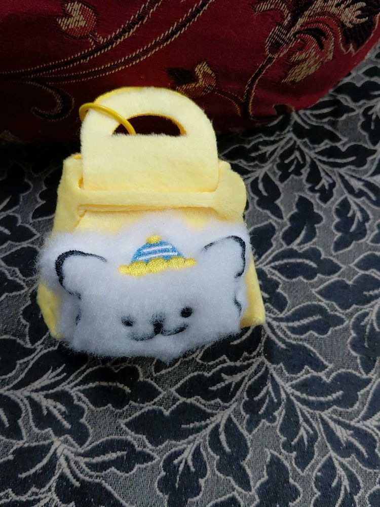 Cute Bear Pouch Keychain