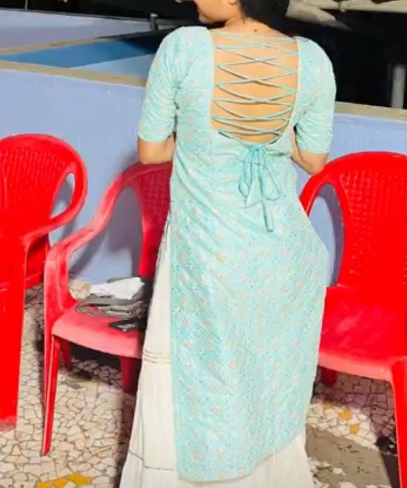 BACK STYLE KURTA
