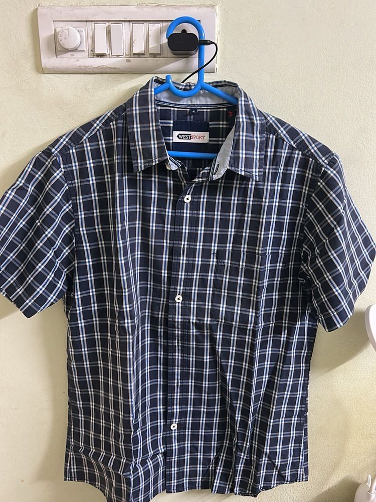 WestPort Plaid Short Sleeve Shirt