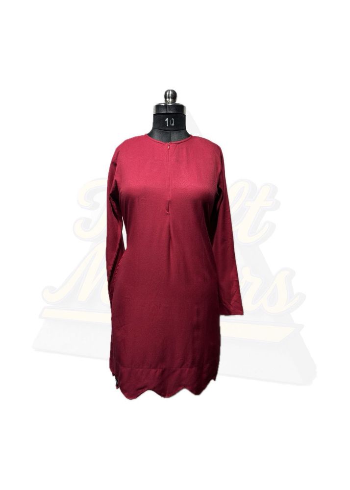 Elegant Maroon Dress