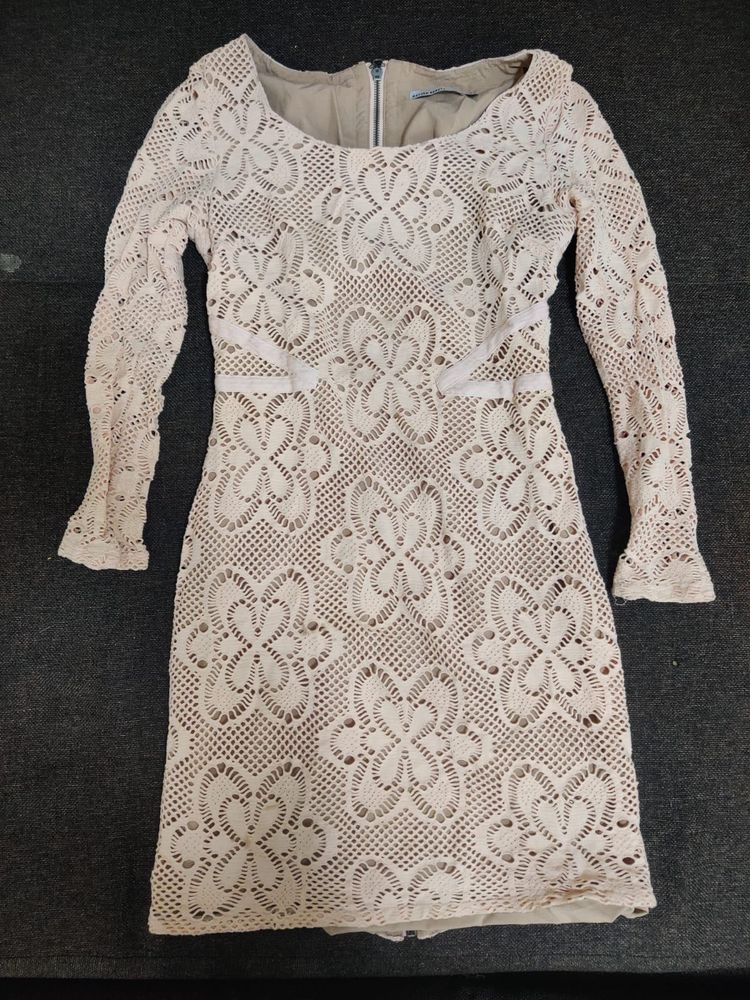 Floral Beige Dress