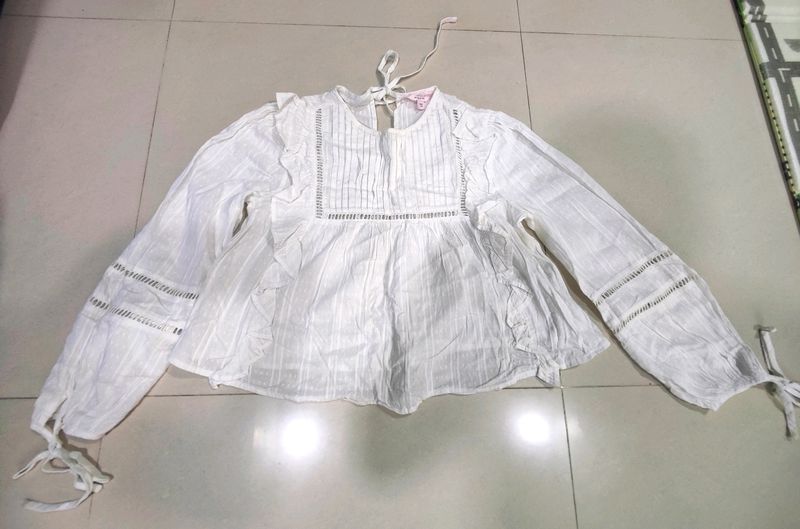 White Peasant Blouse