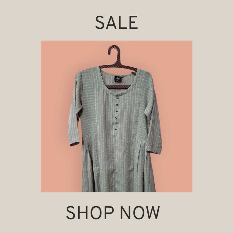 Striped Button-Front Dress