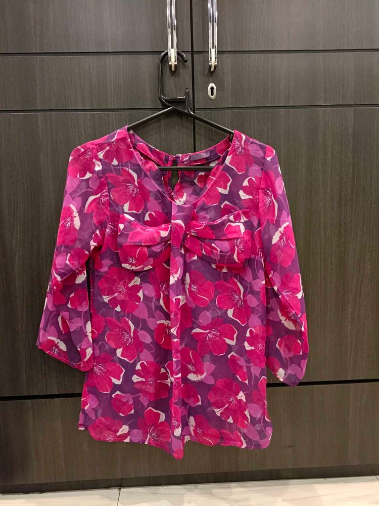 Floral Print Top