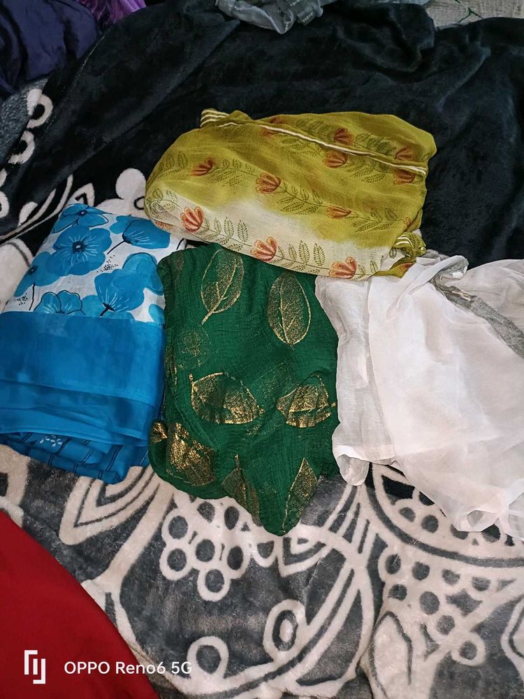 Floral Print Lightweight Dupatta - Bundle
