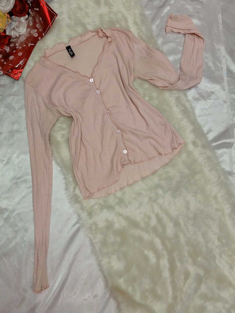 🌸Pink Button-Down Top🌸